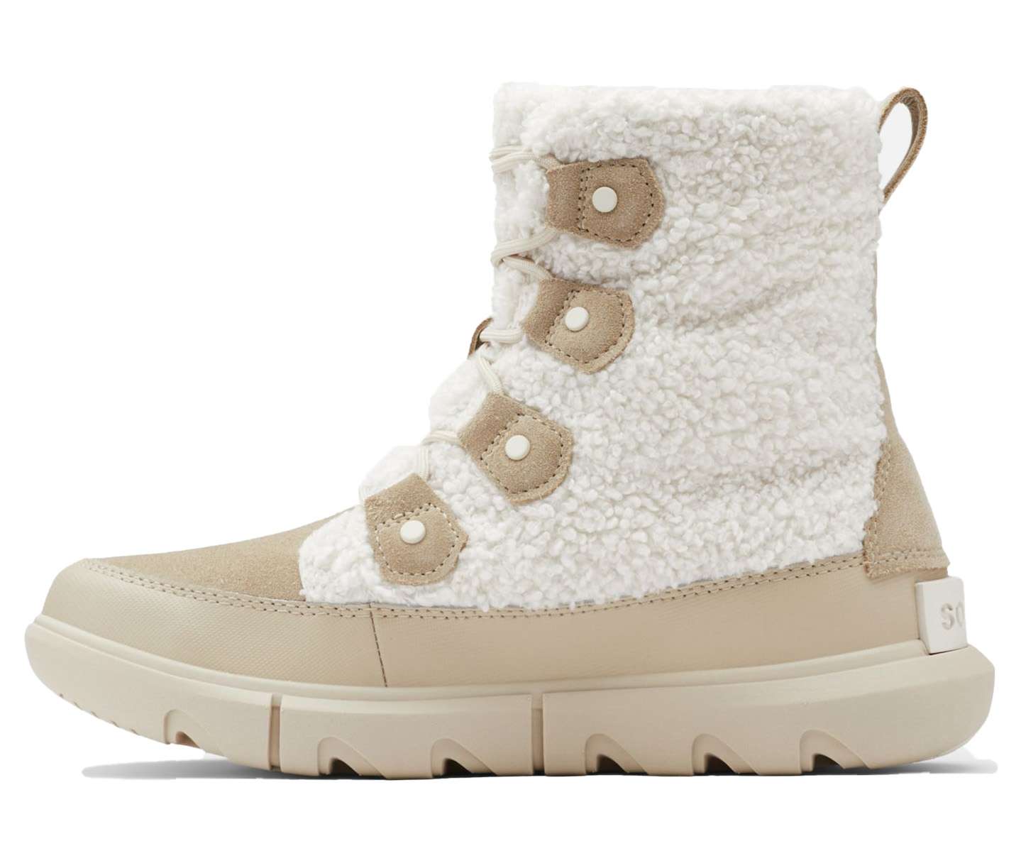 Sorel Women's Explorer II Joan Cozy - Ancient Fossil, Sea Salt NL4455-271 