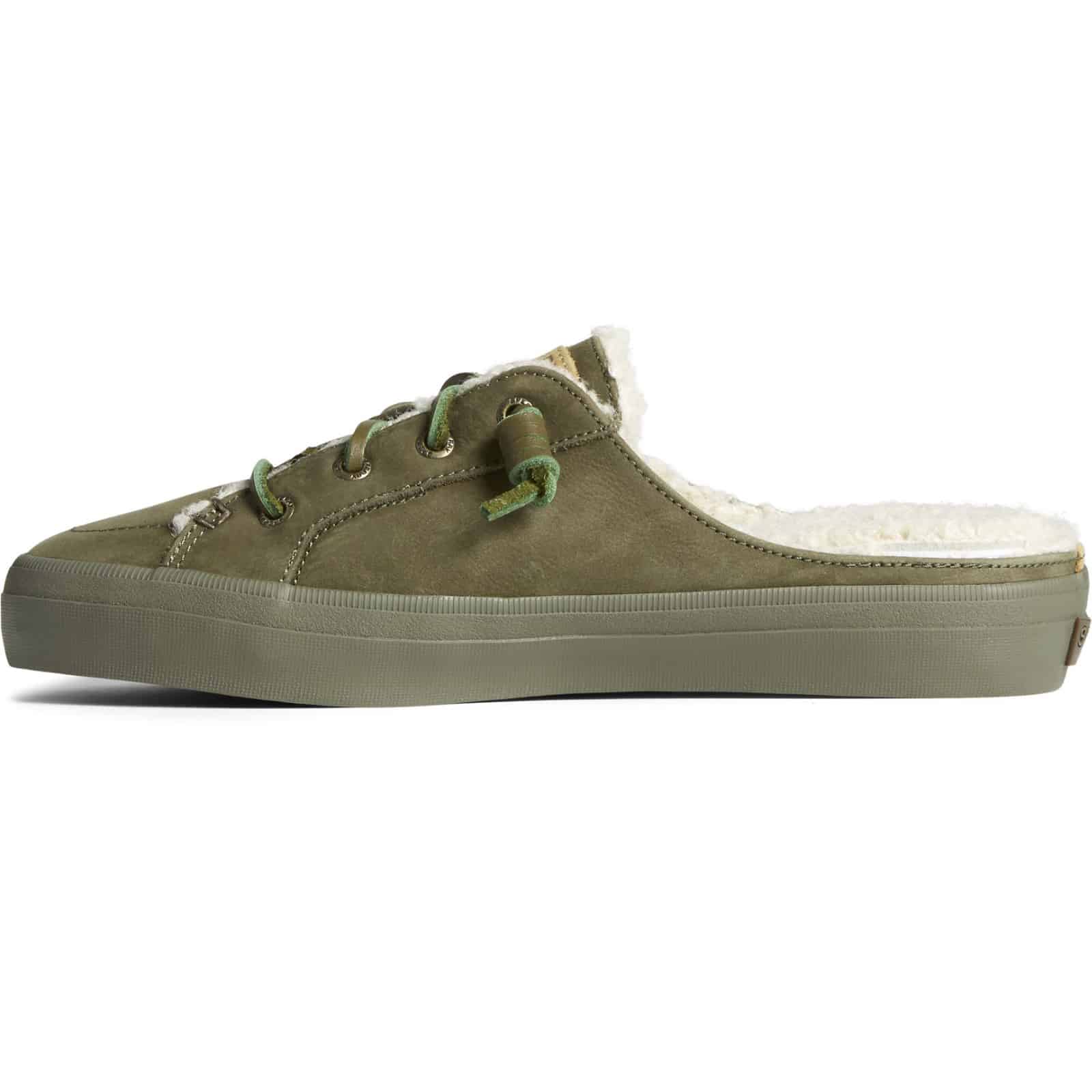 Women's Crest Cozy Mule #STS87883 Olive