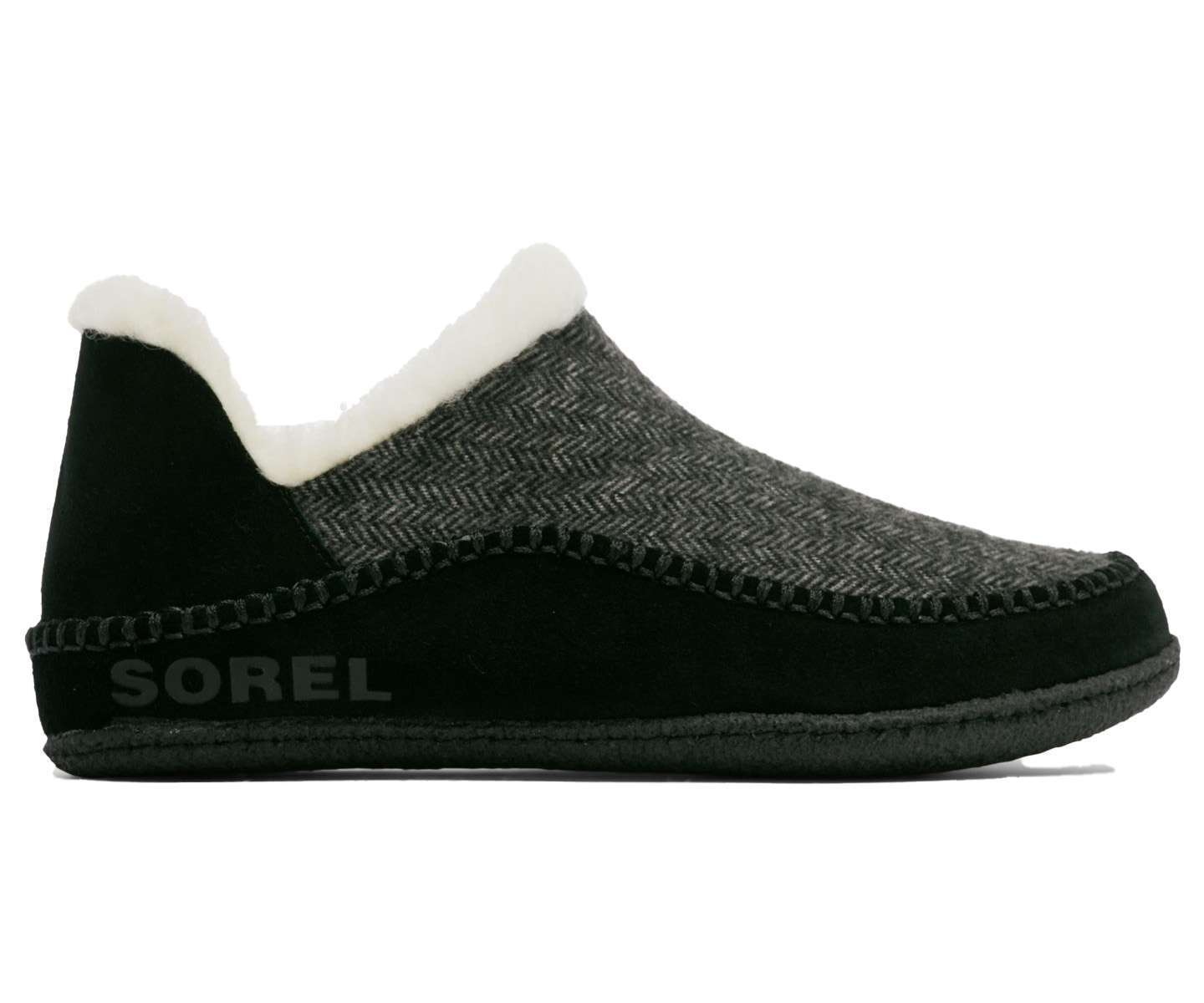 SOREL MEN'S MANAWAN II SLIPPER - Grill, Black NM4795-028