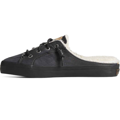 Women's Crest Cozy Mule #STS87882 black