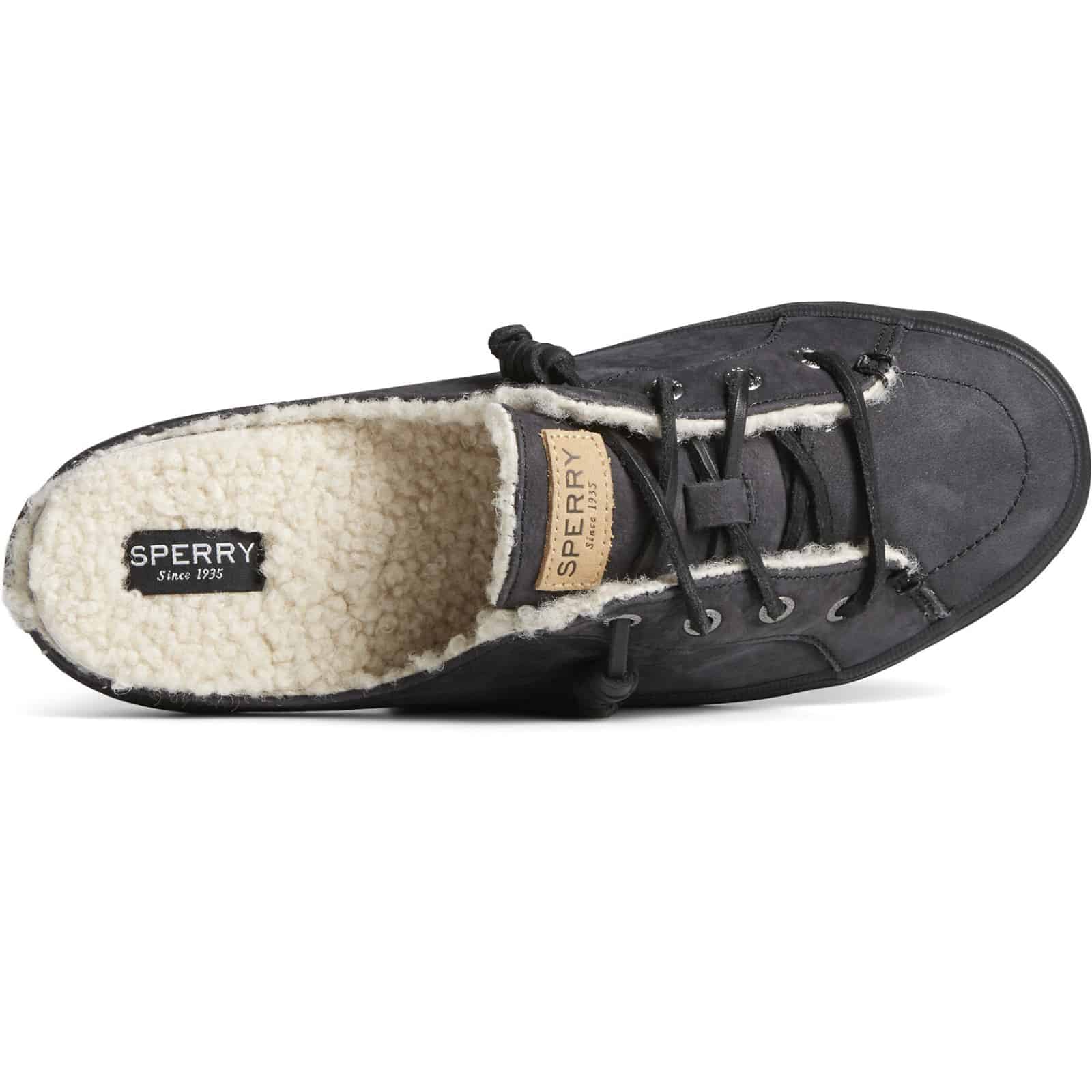 Women's Crest Cozy Mule #STS87882 black