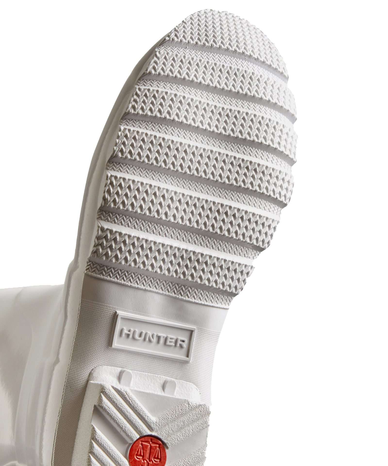 Hunter Women's Original Tall Gloss Rain Boots - White WFT1000RGL