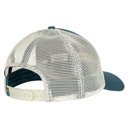 Fjallraven 1960 Logo Langtradarkeps Hat in Indigo Blue