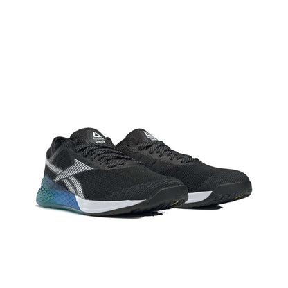 Reebok Men's Nano 9 Training Shoes,FU7564,Black / Seaport Teal / Humble Blue
