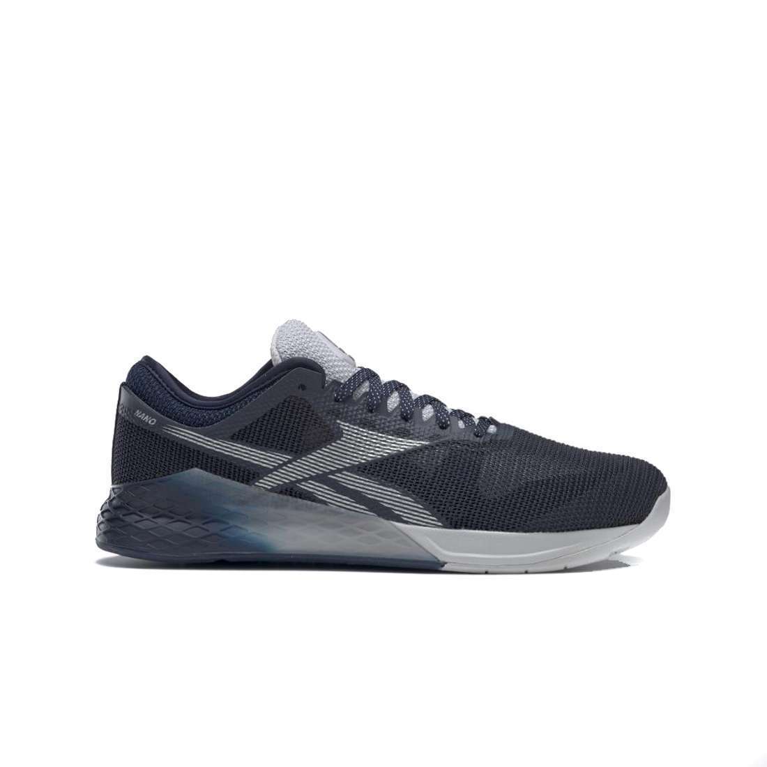 Reebok Men's Nano 9 Training Shoes,FV5504,Collegiate Navy/Sterling Grey/Silver Metallic