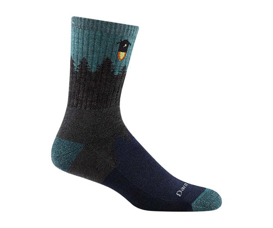 Darn Tough Men's Number 2 Micro Crew Midweight Hiking Sock - Gray (1974-C Gray 0722)