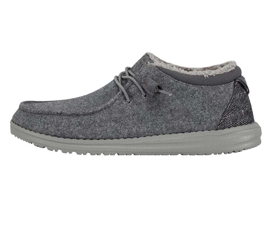 HEY DUDE WOMEN'S CINDY FUR Grey 121983000