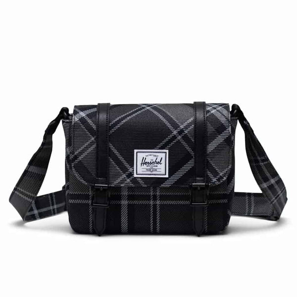 Herschel Retreat Crossbody Bag Mini - Greyscale Plaid 11094-05691