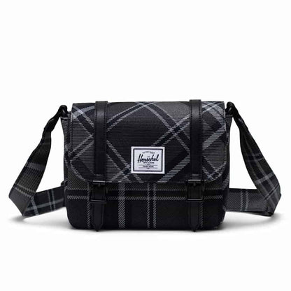 Herschel Retreat Crossbody Bag Mini - Greyscale Plaid 11094-05691