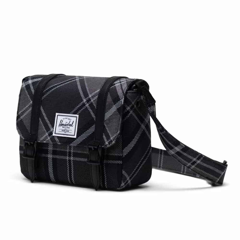 Herschel Retreat Crossbody Bag Mini - Greyscale Plaid 11094-05691