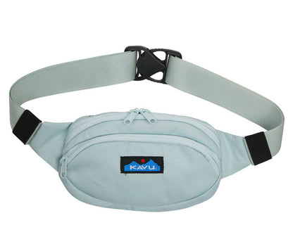 Compact waist bag featuring an adjustable strap, multiple zippered compartments, and a lightweight hands-free design for travel, festivals, and everyday carry