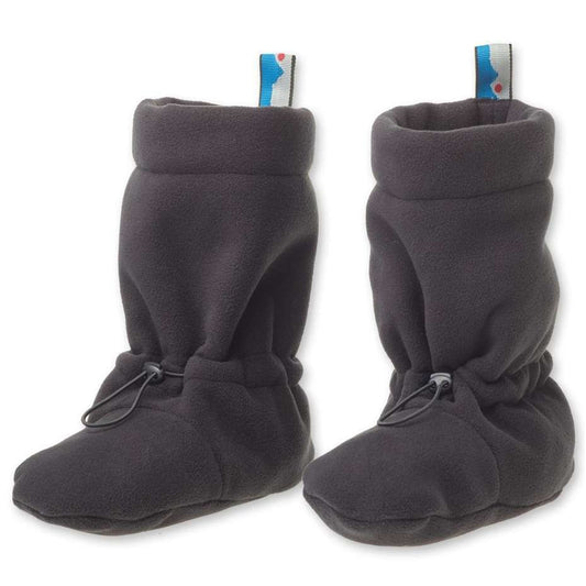 Kavu Cabin Toes polar fleece sock booties - Black