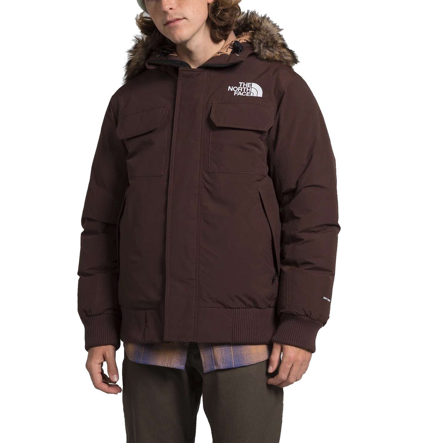 The North Face Men’s McMurdo Bomber Jacket - Coal Brown/Almond Butter Monogram Print