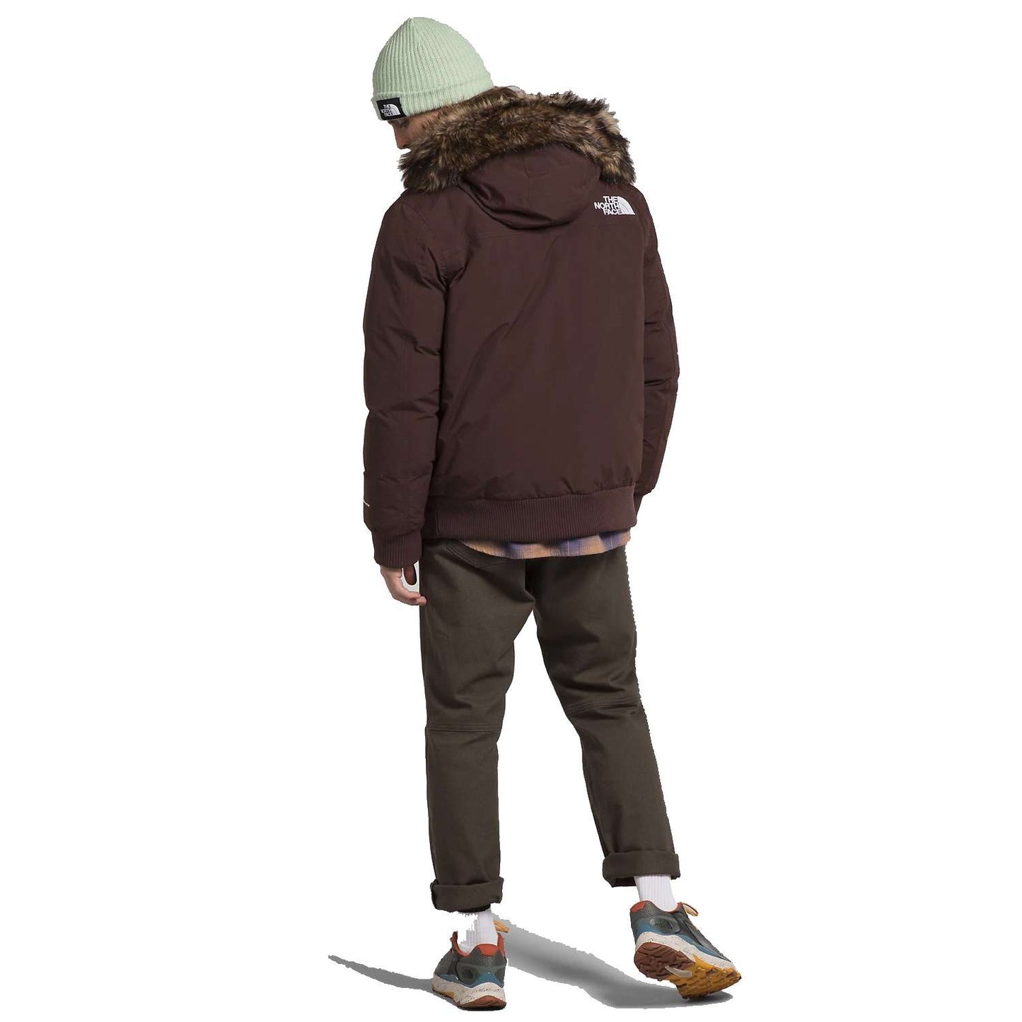 The North Face Men’s McMurdo Bomber Jacket - Coal Brown/Almond Butter Monogram Print