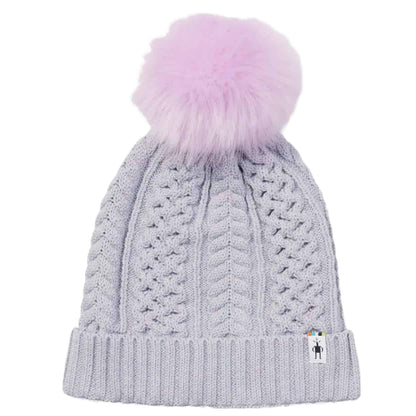 Smartwool Women's Lodge Girl Beanie, Purple Eclipse Heather, SW016440-G68 1FM