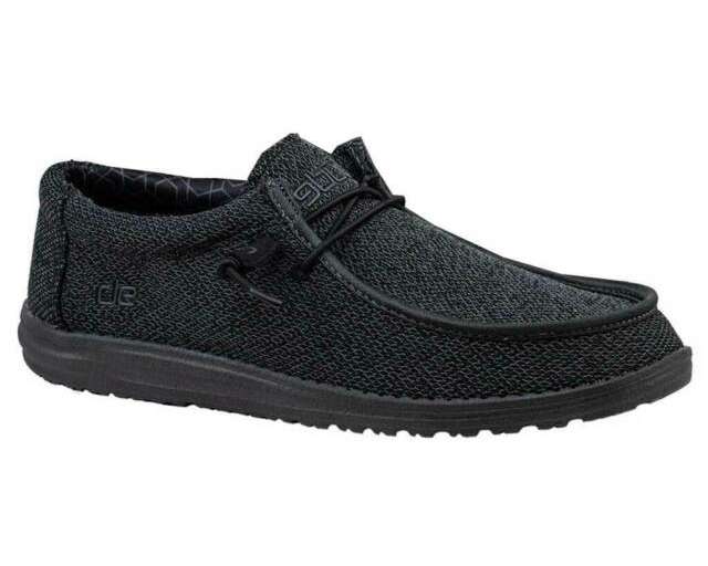 Hey Dude Wally Sox Micro Total Black
