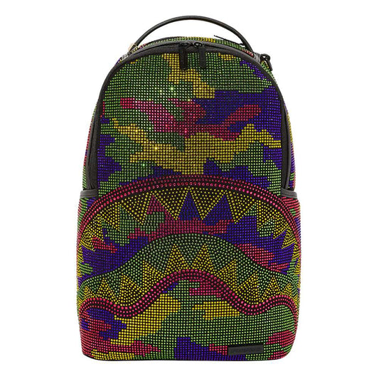 Sprayground Trippy Trinity Camo Crystal Backpack - Limited Edition