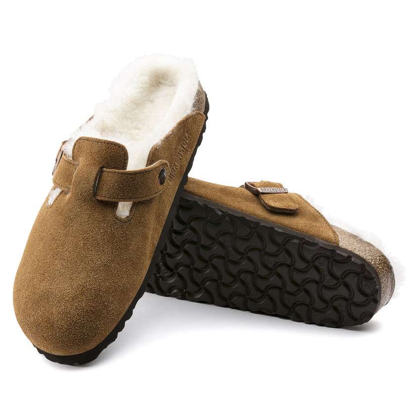 Birkenstock Boston Shearling Clog in Mink
