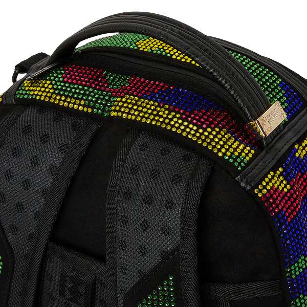 Sprayground Trippy Trinity Camo Crystal Backpack - Limited Edition
