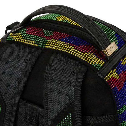 Sprayground Trippy Trinity Camo Crystal Backpack - Limited Edition