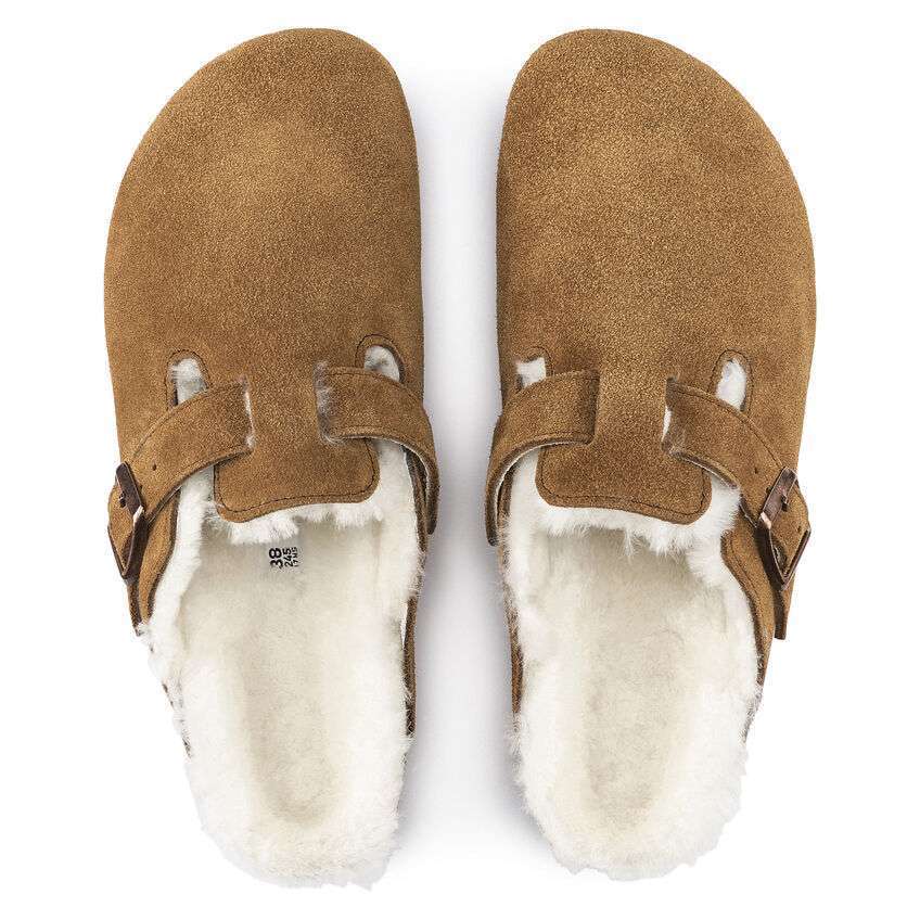 Birkenstock Boston Shearling Clog in Mink