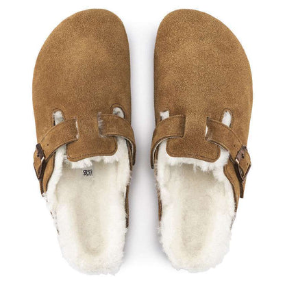 Birkenstock Boston Shearling Clog in Mink