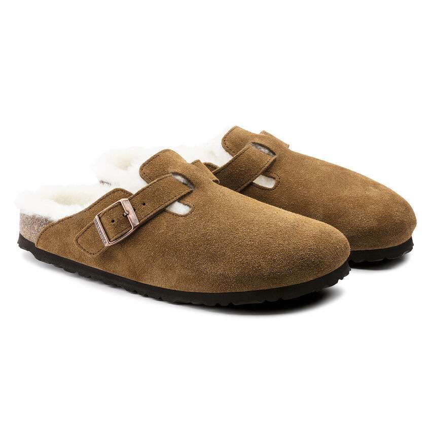 Birkenstock Boston Shearling Clog in Mink