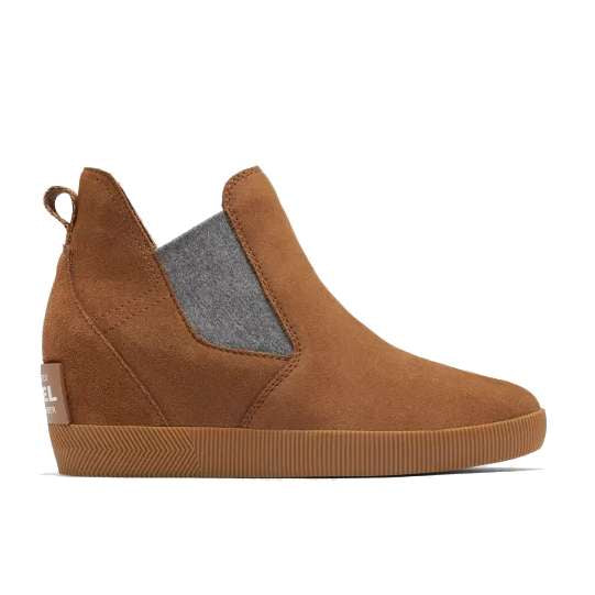 Sorel Women's Out N About Slip-On Wedge Boot Velvet Tan