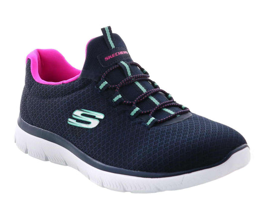Skechers Women's Summits Bungee Slip On Shoes 12980W/NVHP