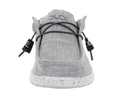 Hey Dude Men's Wally Stretch Shoes - Steel 111163200