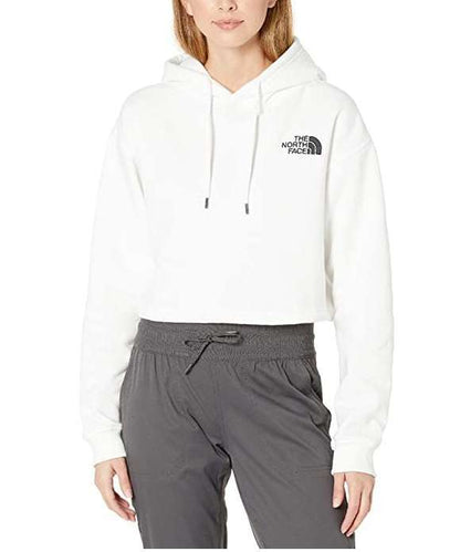 The North Face Women’s Logo Crop Drop Hoodie NF0A53BVFN4 White