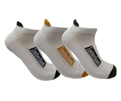 Timberland Cushioned No Shoe Socks 3 pack 43TB294016TD-100 White