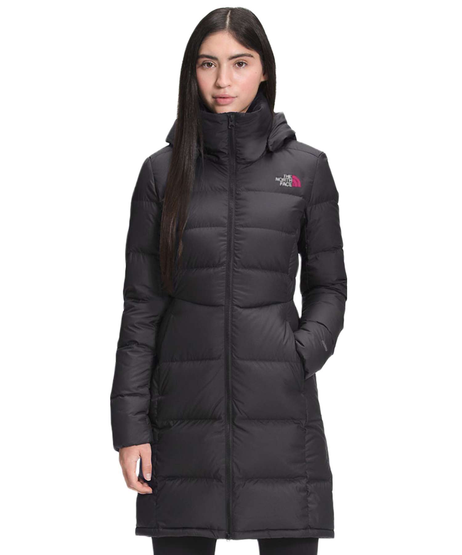 The North Face Women’s Metropolis Parka - TNF Black / Mr. Pink NF0A5GDSJ94